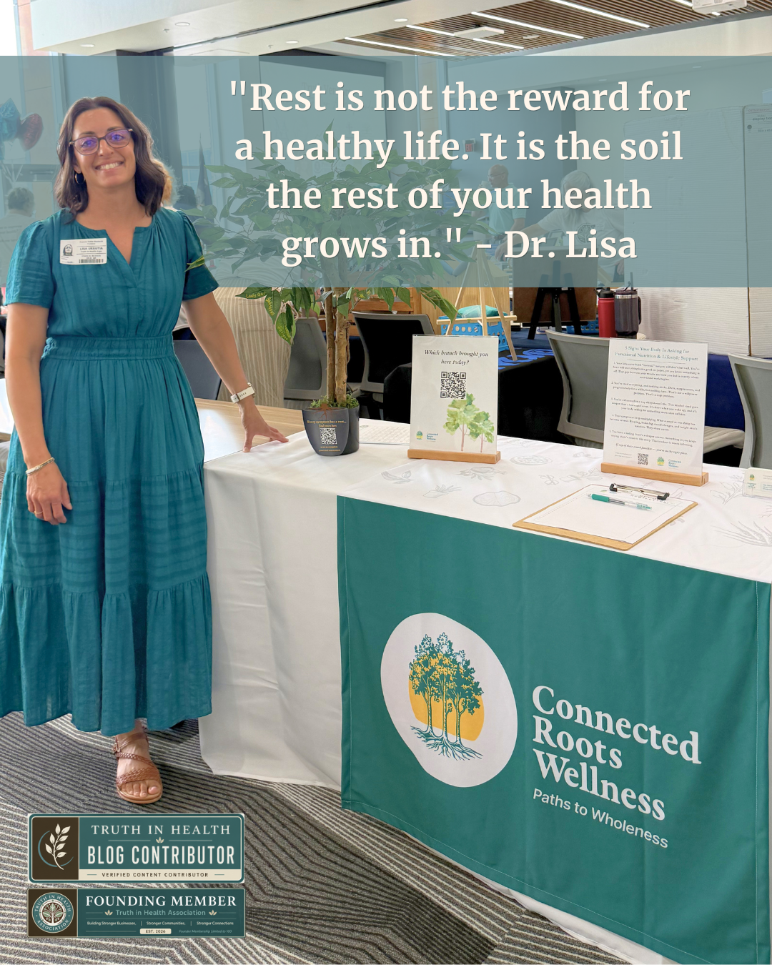 Rest is not the reward for a healthy life. It is the soil the rest of your health grows in.