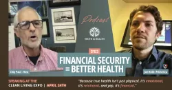 Jon Roth and Chip Paul discussing financial stress and health on the Truth in Health Podcast