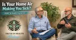 Chip interviewing Chris from CallChrisMartin.com about HVAC, indoor air quality, and healthy home environments on the Truth in Health podcast